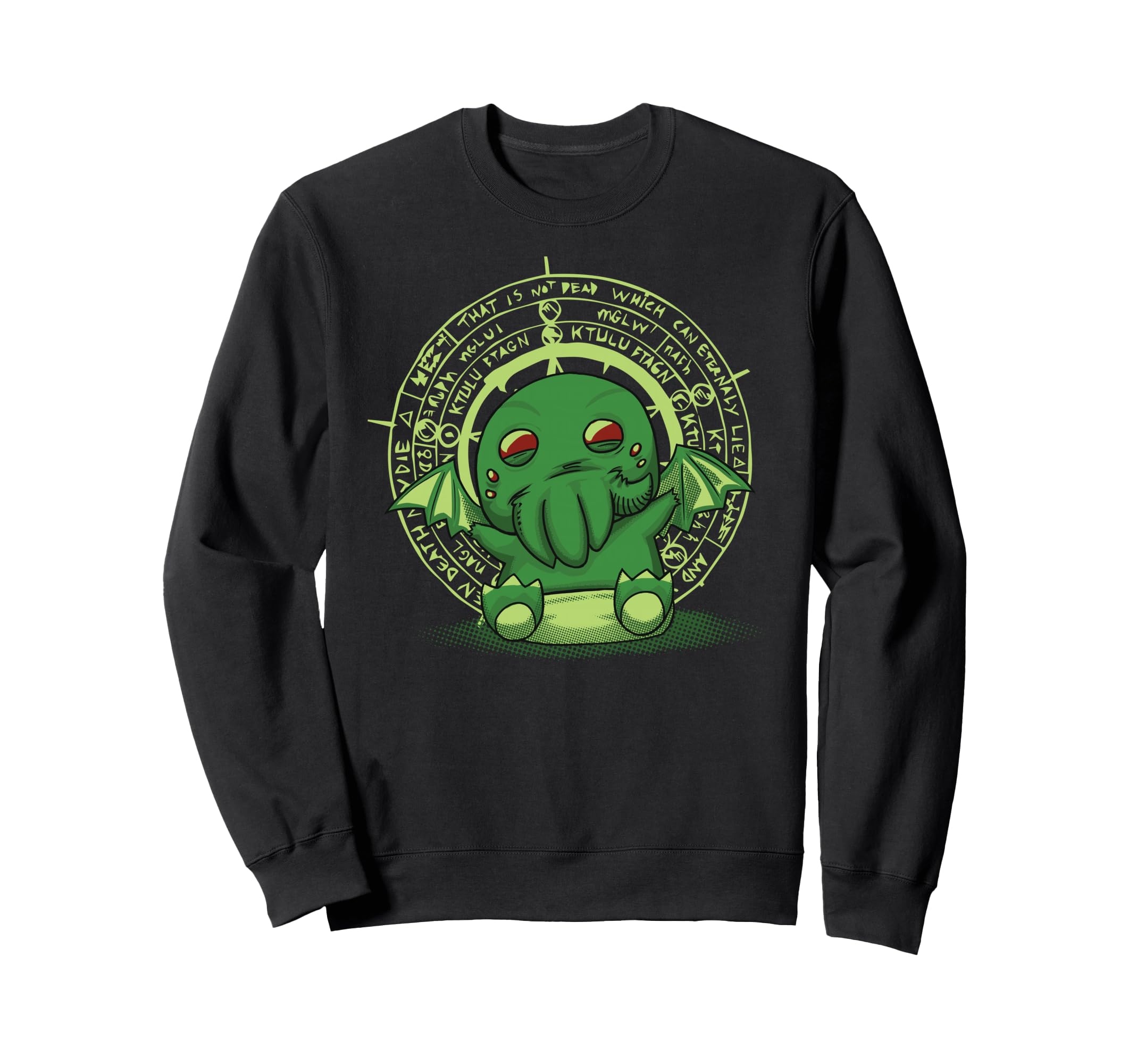 

Little Cthulhu Cute Necronomicon Baby Cthulhu Sweatshirt чёрный