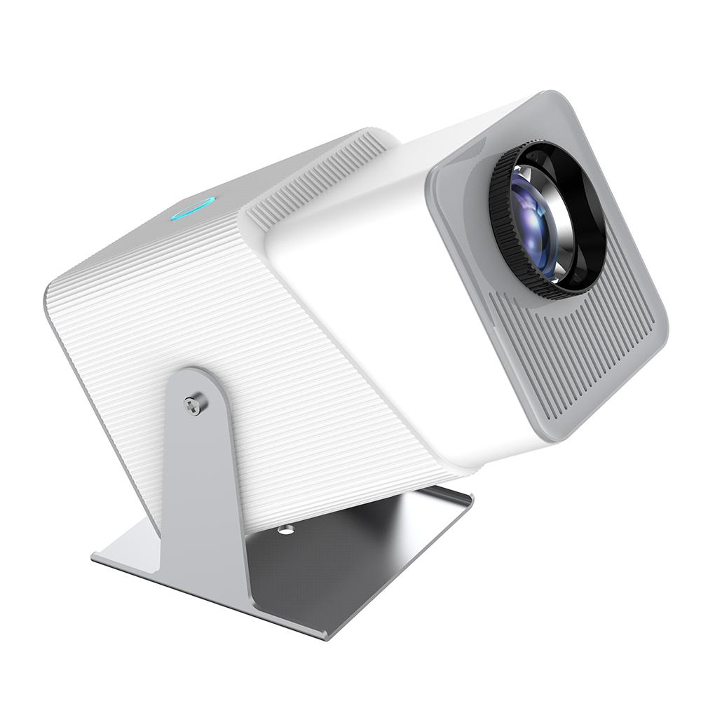 Proiettore 720P WiFi BT5.2 Sistema Android 11 Proiettore cinematografico girevole a 180 gradi con display da 220 pollici