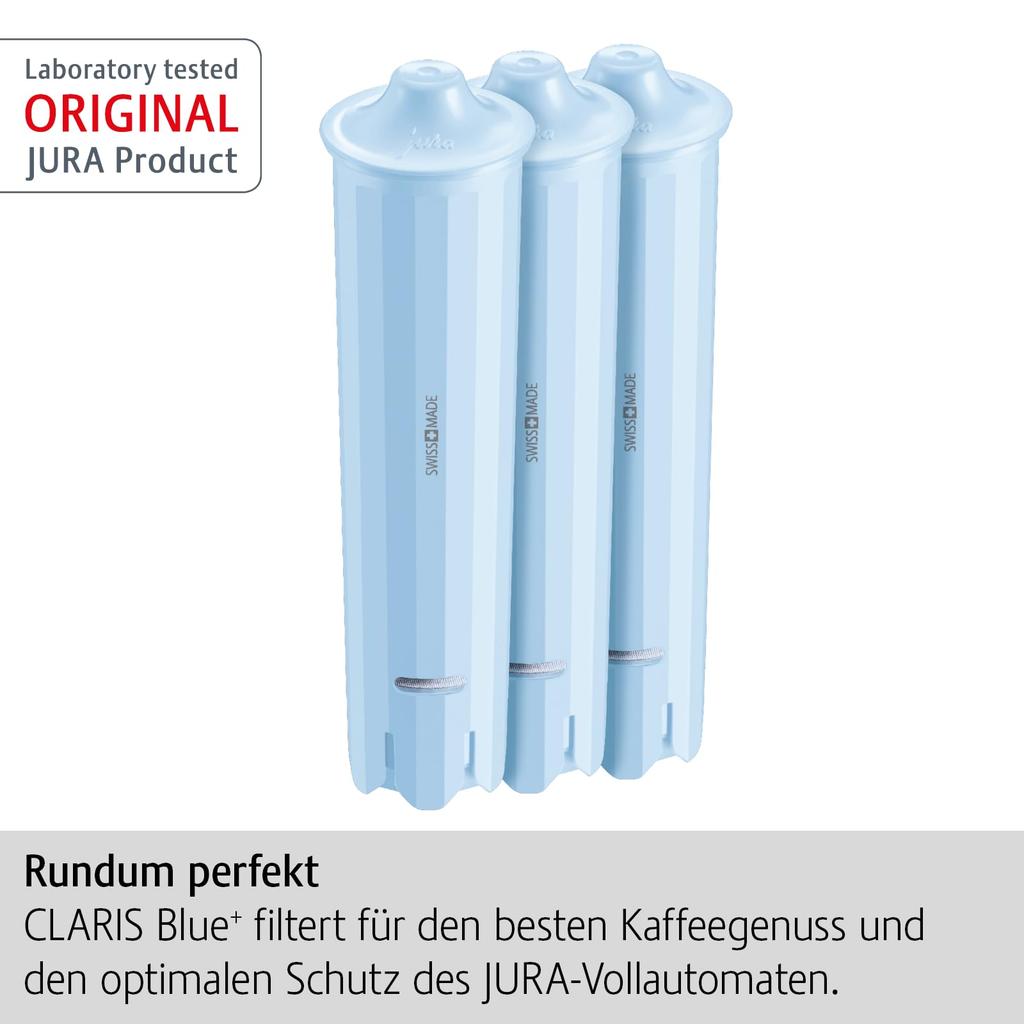 jura Claris Blue Filter Plus Value Pack for ENA MICRO1 Fully Automatic Coffee Maker (3-Pack)