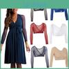 Side Both Wear Women Sheer Plus Size Seamless Arm Shaper Crop Top Shirt Blouses