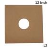 7/10/12 Inch Vinyl Records Sleeve LP Record Cover Resealable Outer Sleeves Composite Kraft Paper Bag Vinyl Record Storage Bags