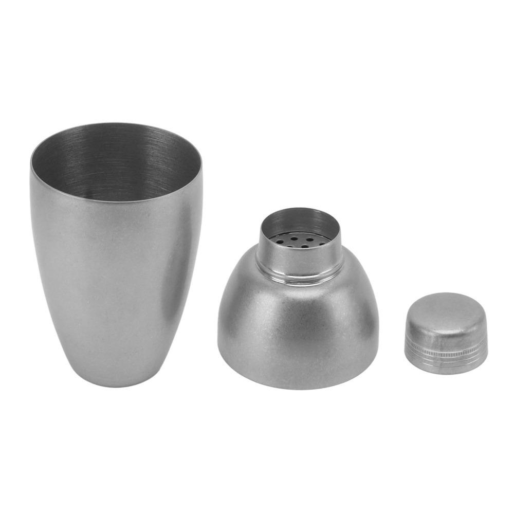 Frosted Satin Finish Bartending Mixer American Style Bar Shaker Stylish Drink Shaker Bartending