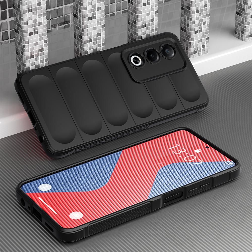 KEYSION Shockproof Matte Case for OPPO A3 Pro 5G A60 4G Anti-skid Soft Silicone Phone Back Cover for OPPO A60 4G A3 Pro 5G
