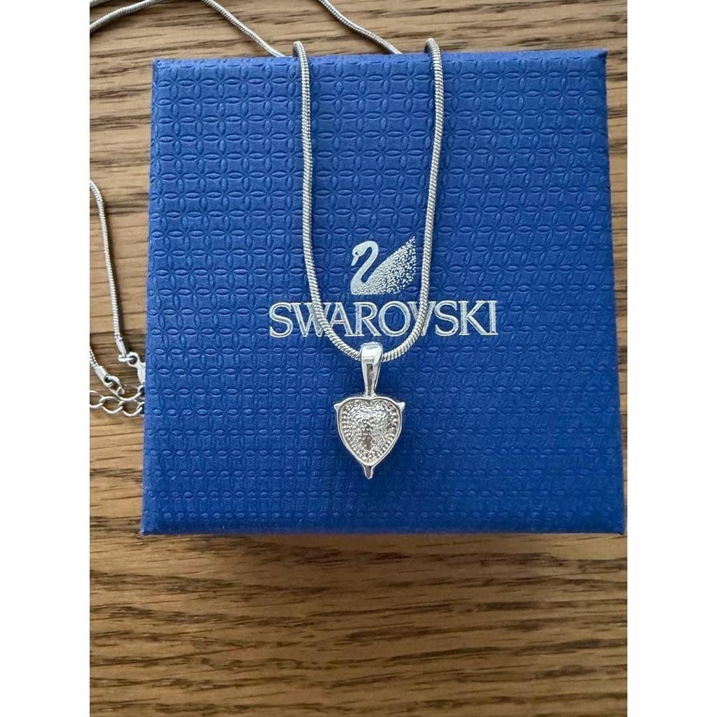 Used Swarovski Heart-shaped Crystal Necklace