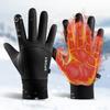 Winter Warm Full Fingers Waterproof Cycling Outdoor Sports Running Motorcycle Ski Touch Screen Fleece Gloves
