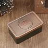 Rektangel boks med blikketekk Tom kakegodteriboks Julenissen Gaveesker Smykker oppbevaringsboks Holiday Bryllupsfest Dekor