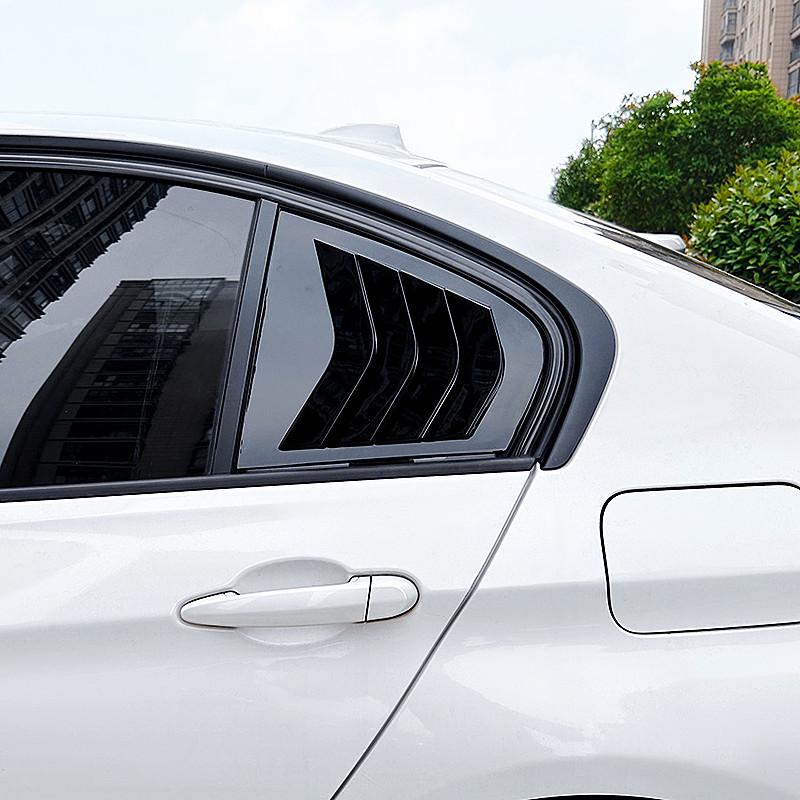 For 2013-2019 BMW 3 Series F30 318i 320i 325i Rear Window Side Vent Shutter Louver Cover Trim Sticker Car Tuning Accessories