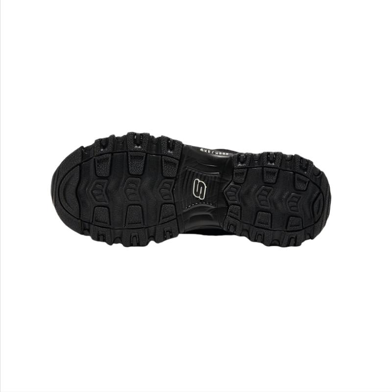 Skechers Girls Comfortable Versatile Non-Slip Durable Warm Boots Kids Boots White Black 303952L-NTBK