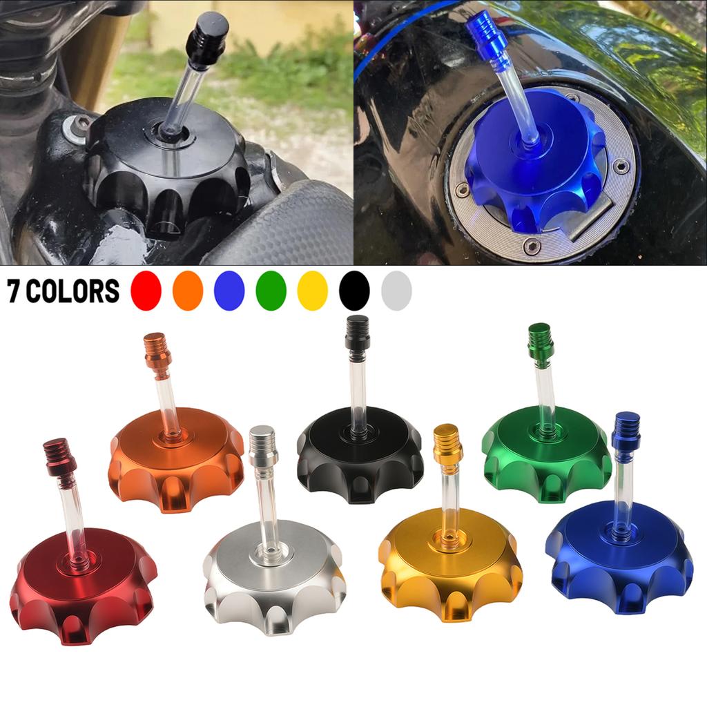 For Yamaha Honda KTM Kawasaki Suzuki ATV Dirt bike Motorcycle Universal 50mm CNC Aluminum Racing Gas Fuel Tank Cap With Vent Cap Fuel Tank Caps3