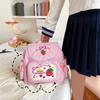 Rosa Mädchenstickerei Erdbeere Kinder-Schulranzen Schüler-Geburtstagsgeschenk 2026 Neuer Japanischer Cartoon Rosa Rucksack Schultaschen