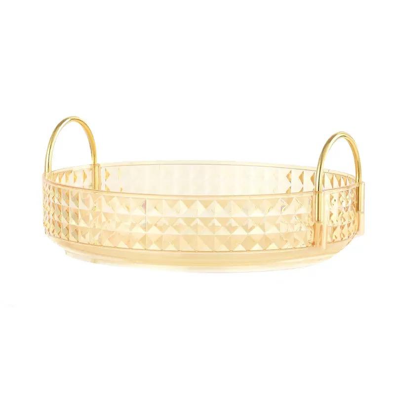 1Pc/Transparent Acrylic Cosmetics Storage Rack Multi-Layer Rotating Desktop Organizer Nordic Simple Storage Rack