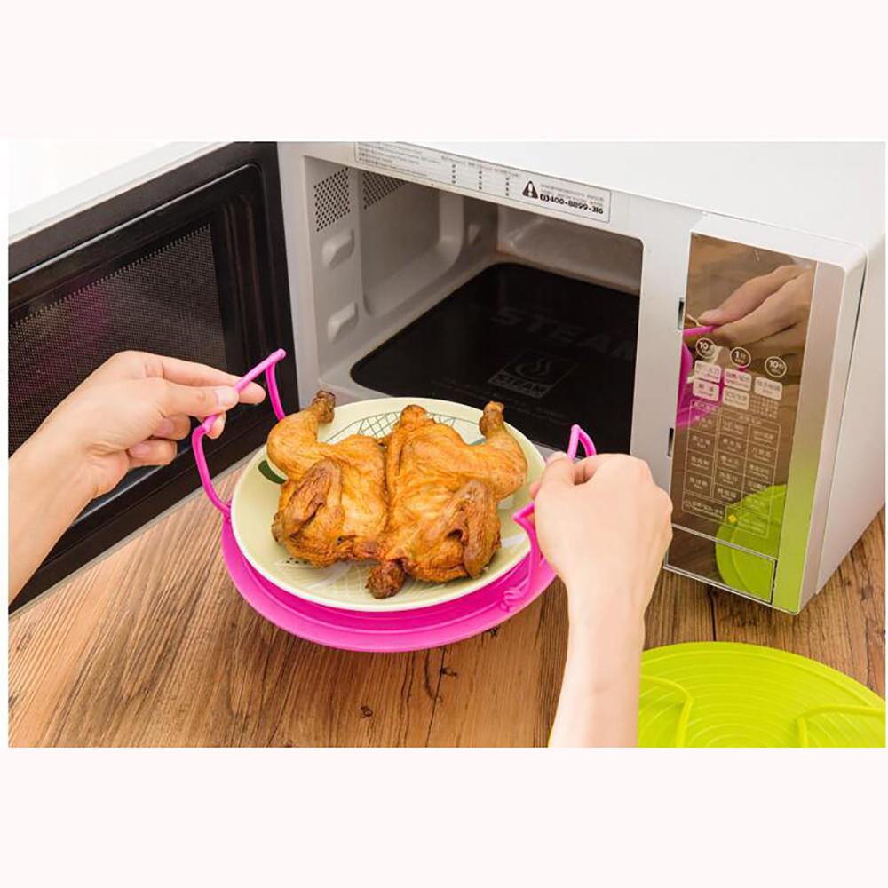 Multifunctional Microwave Oven Heating Steaming Tray Tray Double Layer