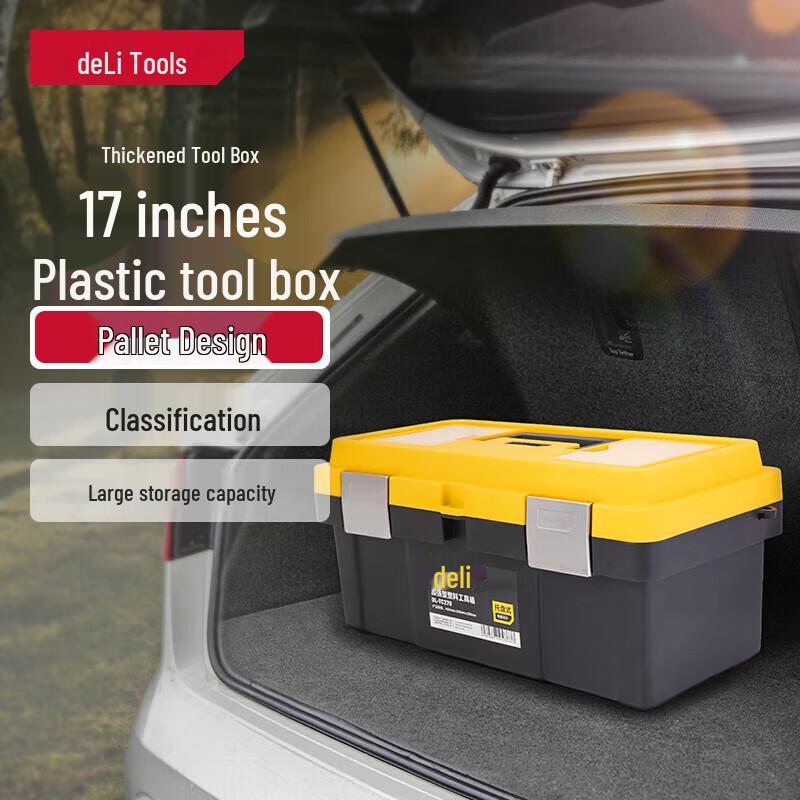 Deli Thickened Plastic Tool Box