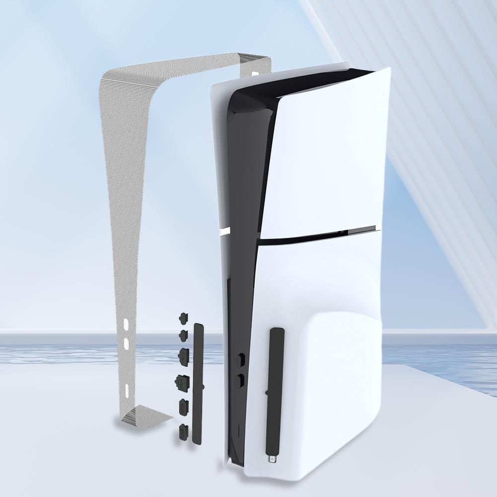 8Pcs Dust Plug For PS5 Slim Game Console Dust Proof Filter Cover Dust Net Set with Dust Plug for Playstation 5 Slim Disc&Digital