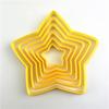 6Pcs/Set 3D DIY Pentagram Christmas Tree Cookies Cake Cutter Mold Set Baking Tool for Christmas Day Cookie Cutter Set