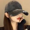 Cotton Embroidered Baseball Cap With Adjustable Fit For Casual Outdoor Wear