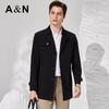 Men's Cotton Mid-Length Windbreaker Coat
