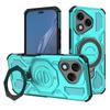 For Honor 400 Lite 5G Magnetic Case Rotating Metal Kickstand Shockproof PC+TPU Phone Back Cover