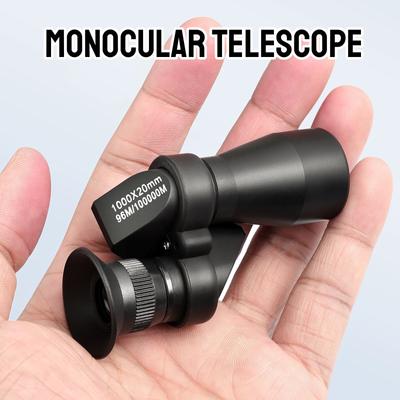 Přenosný hd mini kapesní monokulární dalekohled s vysokým zvětšením zoom venkovní rybářský dalekohled pro kempování horolezectví