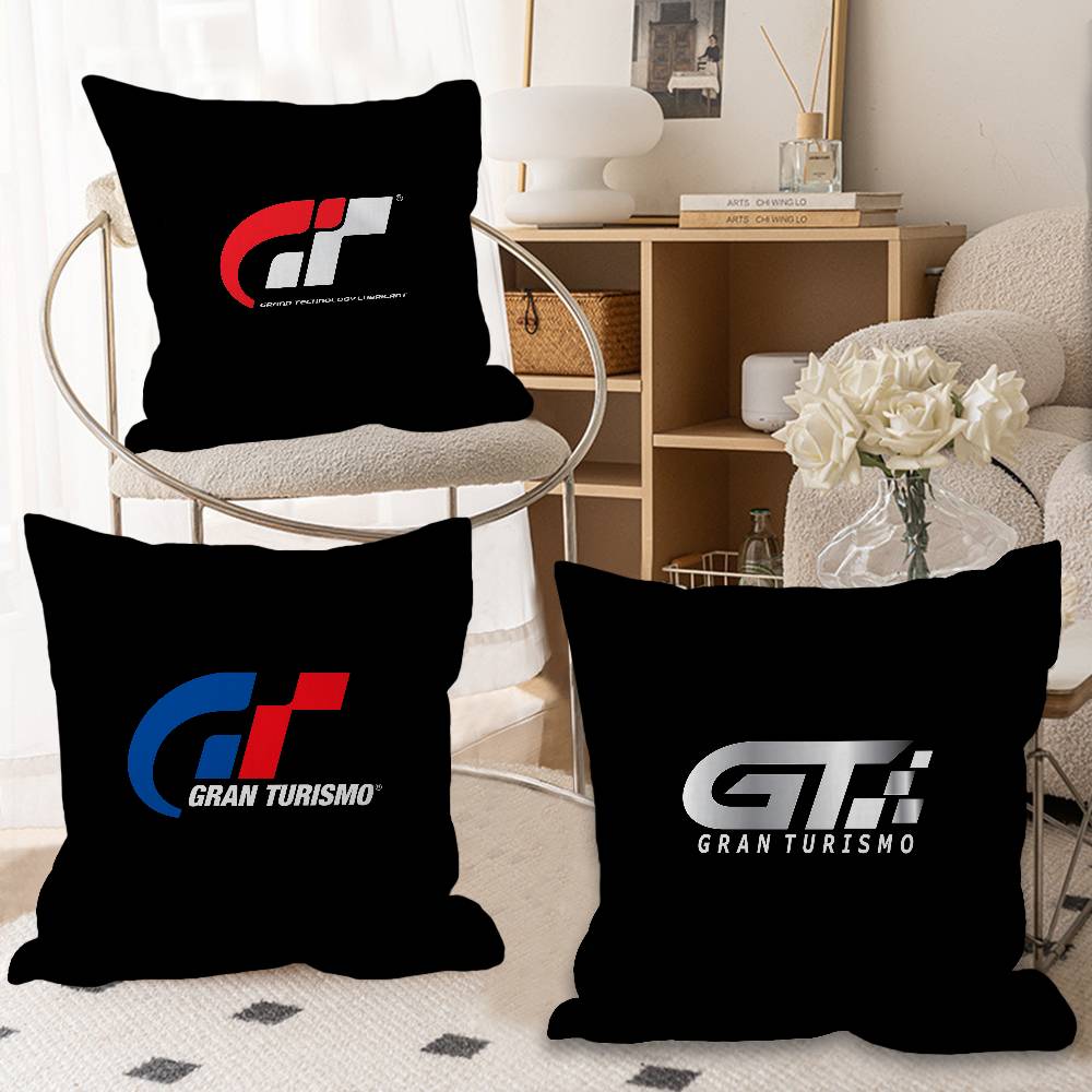 G-Gran Turismo Maple Design Cushion Cover Happy Autumn Harvest Decor Holiday Decorati Pillow Cover