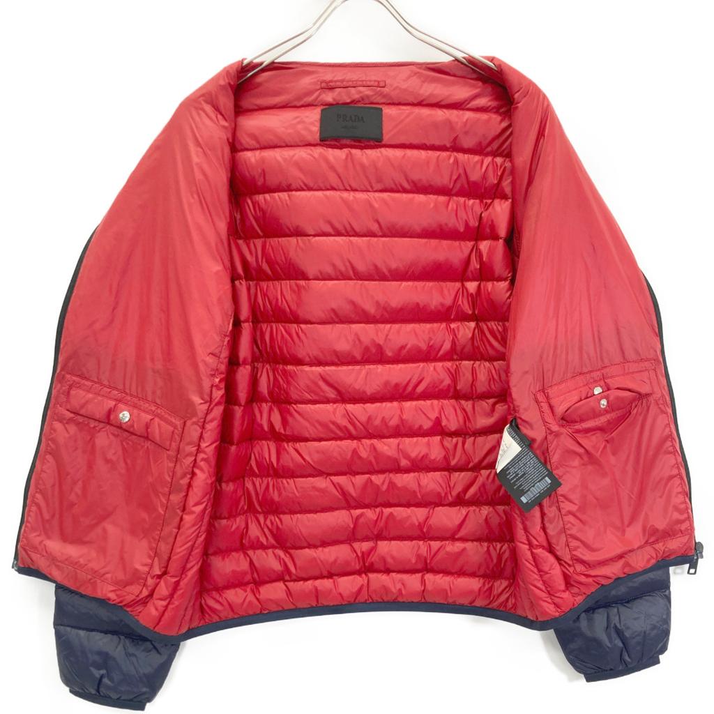 Prada [Domestic Regular] SGH032 Hoodie Nylon Light Jacket 50 NavyUsed