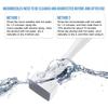 140A 0.25Mm Derma Stamp Microneedling Face Roller Massager Adjustable Titanium Needle Length Skincare Beard Growth Scalp Hair