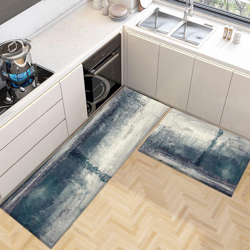 Abstract Oil Painting Kitchen Floor Mats Bathroom Mat Set Long Rug For Bedroom Living Room