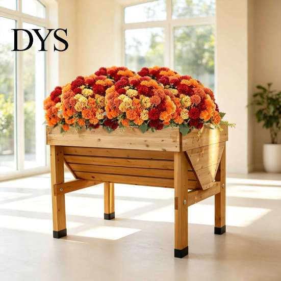 Vivid Artificial Flowers for Events Mums Outdoor, UV Resistant Fake Fall Chrysanthemums Decorative Plastic Dining Table Marigold Plant, Autumn Floral