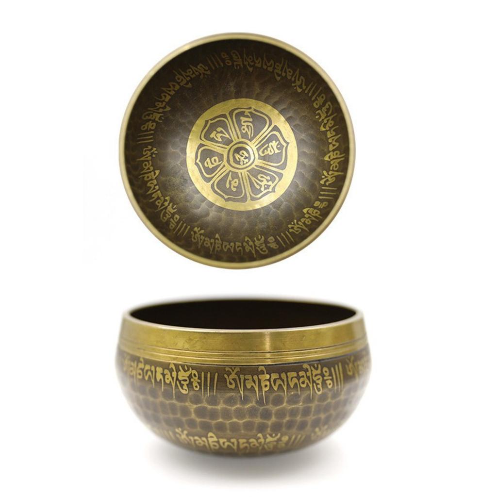 Tibetan Singing Bowl Set - Handcrafted Nepalese Sound Healing Instrument for Meditation, Yoga,& Sound Therapy (with Striker & Cushion)