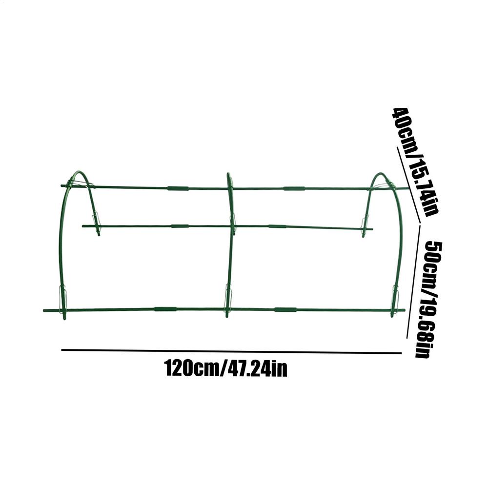Garden Hoop For Raised Beds Backyard Plant Tunnel Windproof Planting Hoop Grow Tunnel For Raised Bed Greenhouse Orchard