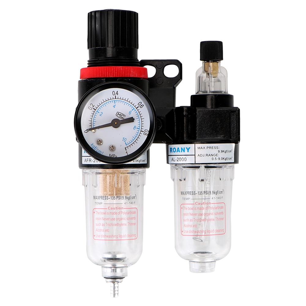 

Повітряний компресор Блок обробки повітря AFR 2000+AL 2000 G1/4 Регулятор Сифон AFC 2000 Вимірювач водовідділення масла