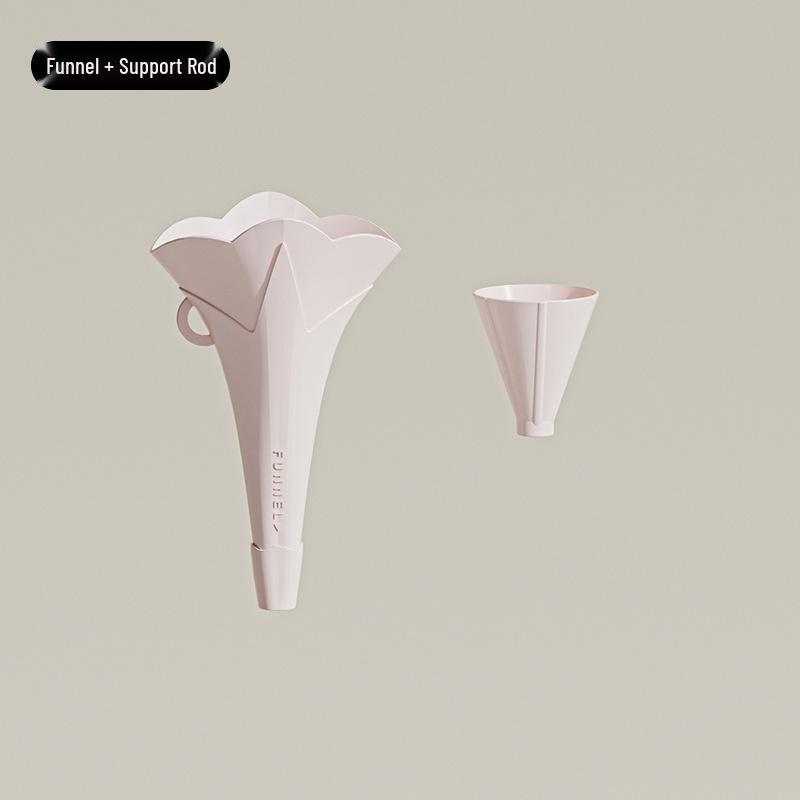 Compact Folding Funnel: Hangable Wine Pourer & Liquid Dispenser for Household Uses