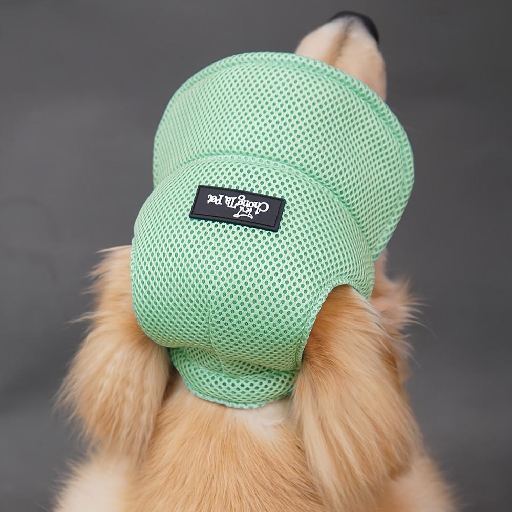 

Breathable Mesh Baseball Cap for Dogs Featuring Ear Holes - a Trendy Light Green Hat Suitable for Golden Retrievers, Corgis S зелёный