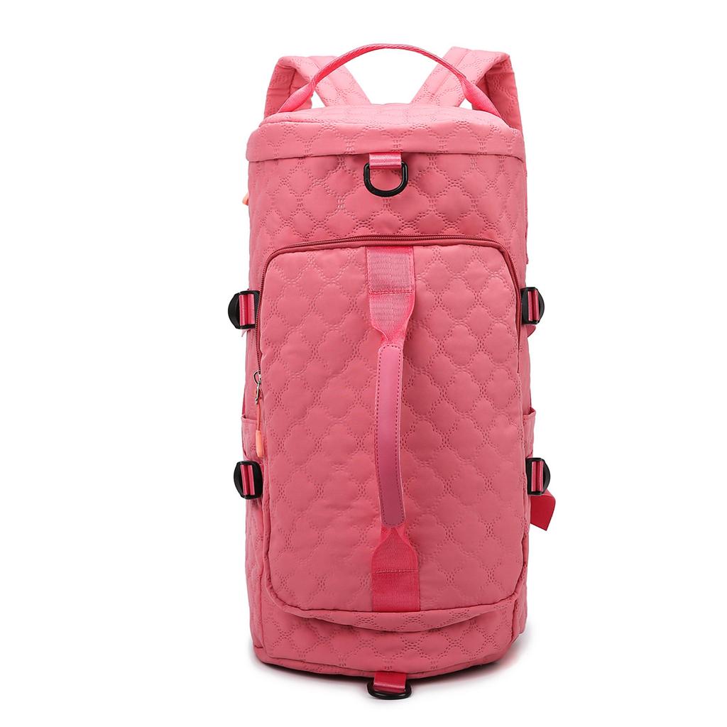 Multifunctional large-capacity fashion and leisure portable shoulder travel bag dry and wet separation sports fitness bag strap shoe compartment