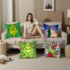 Christmas T-The G-Grinc-Chs-S Pillow Case Plush Fabric Soft Double Sided Print Sofa Cushion Cover Throw Pillow Covers