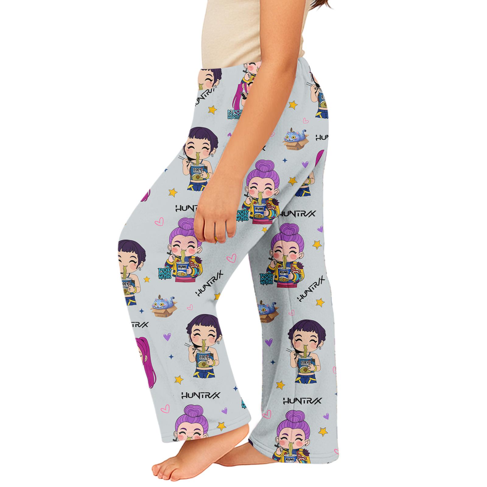 

Детские зимние брюки полной длины с длинным рождественским принтом 160