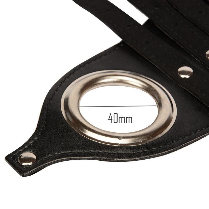 PU Leather Belt with Ring for Male