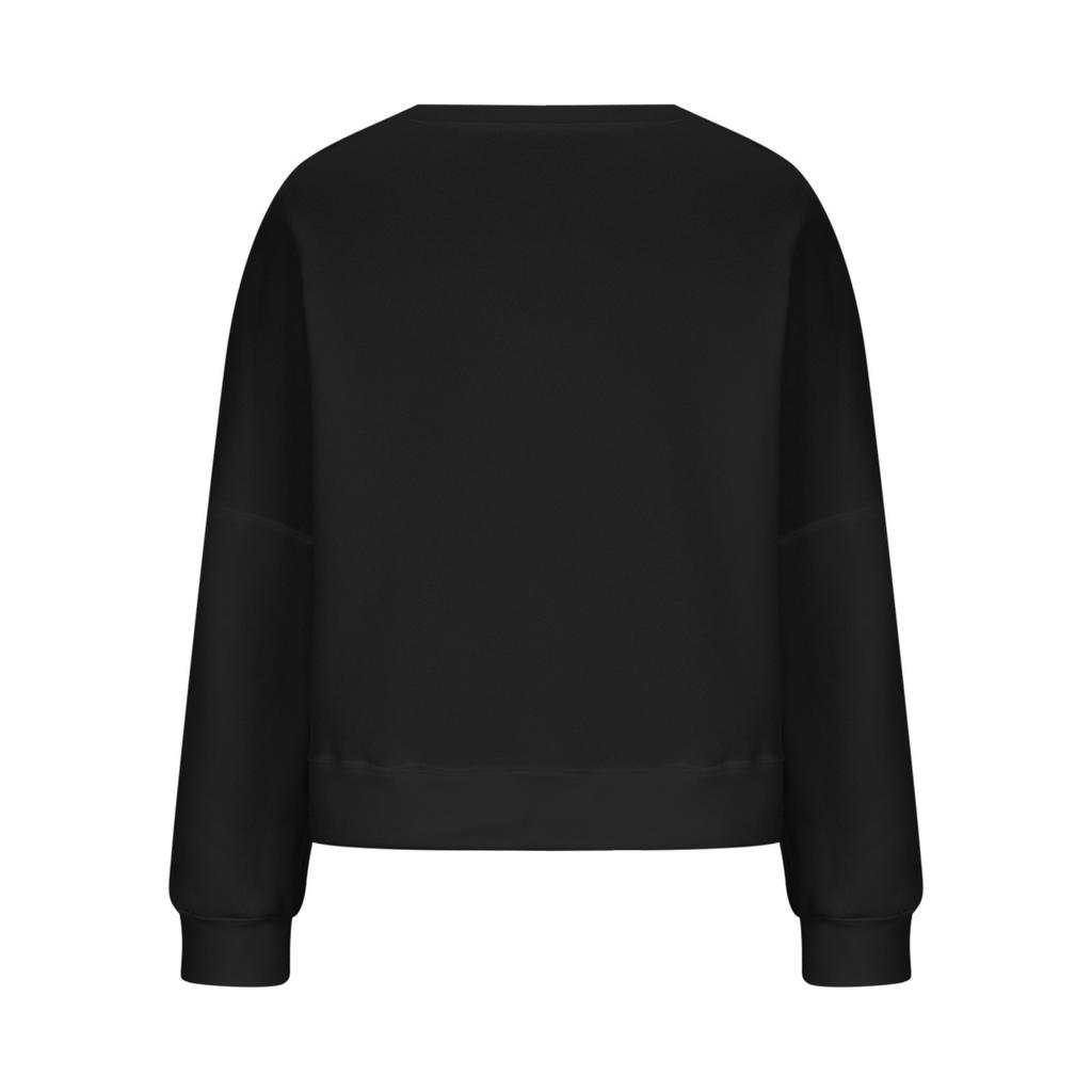 Fashion Women's  Christmas  And Winter Casual Round Neck Printed Long Sleeve Top