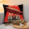 Cushion Cover  Linen  SkinFriendly Soft Decorative Case For Sofa Home Decor Rock Band LLed Zeppelin Pillow cover