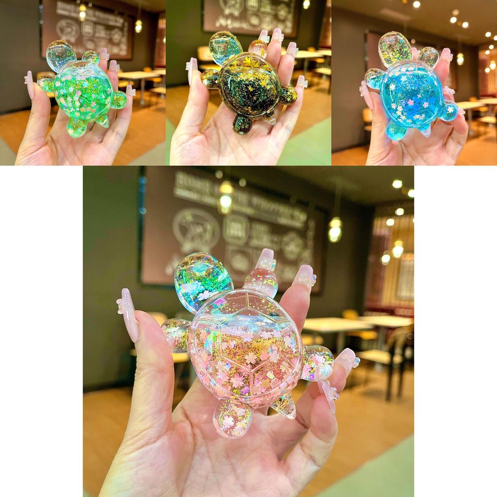 Large Glow In The Dark Sparkling Turtle Acrylic Decor For Creative Gift Ideas And Home Display