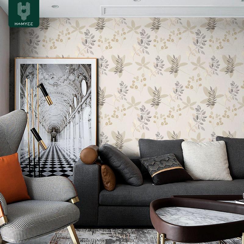 Thick Waterproof Wall Panels Floral PVC Wallpaper, Self-Adhesive Peel and Stick for Bedroom Feature Wall