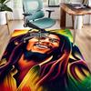 Bob music Vibrant Art Office Rug Chair Mat, Game Carpet, Suitable for Front Door, Bedroom, Living Room, Desk, Holiday Gift