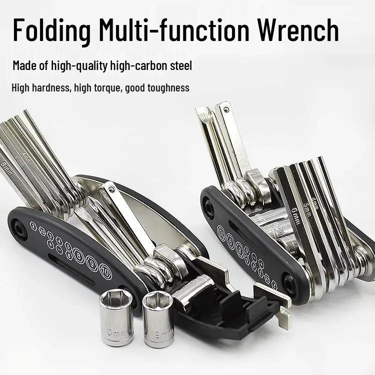 Newcomer Discount: 16-in-1 Bicycle and Car Repair Hex Key Wrench Set