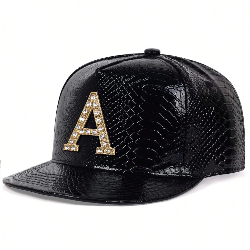 Unisex Diamond A Letter Label Hip-hop Hats Spring Autumn Outdoor Adjustable Casual Baseball Caps Trucker Caps Sunscreen Hat
