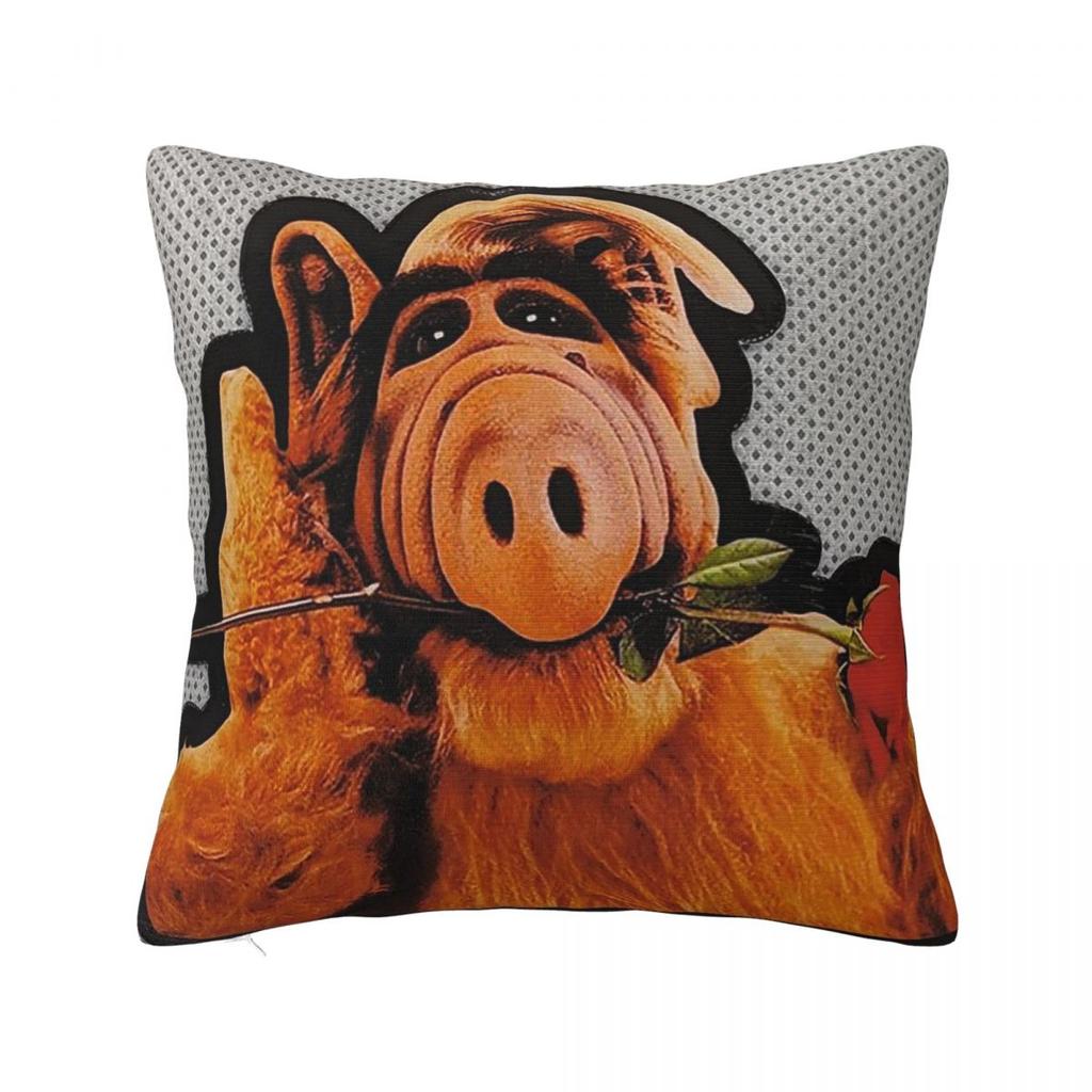 ALF Television Alien Pillowcase Cushion Comfort Throw Pillow Sofa Decorative Cushions Used for Home Bedroom Living Room