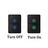 For Suzuki Jimny  Double Button Switch Ignis Spacia Swift Interior Modification Switch  Fog Lamp Tailbox LED Switch Button