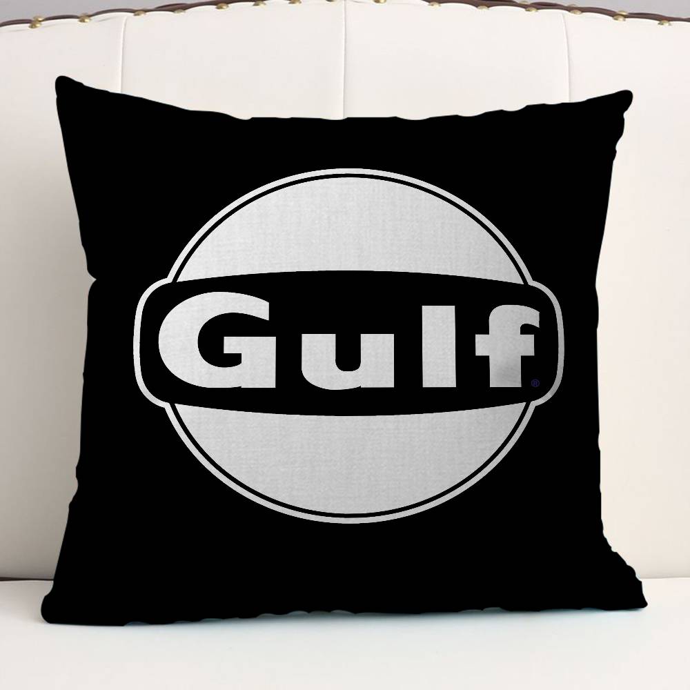 G-Gulf Racing-Luxury Pillow Cushion Cover Pillowcase Living Room Sofa Home Decor Customized