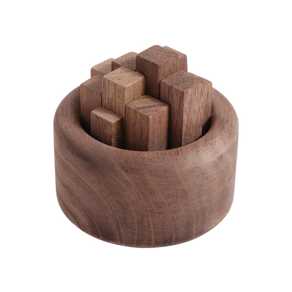 Unique Wooden Diffuser Eco-Friendly 3 Color Wood Art Fireless Aromatherapy Round Wooden Aromatherapy Home Decoration