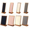 1pc Pine Wood Jewelry Display Stand Wooden Vertical Necklace Show Rack For Jewelry Display Prop Bracelet Necklace Storage Holder