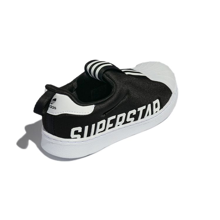 Adidas Originals Superstar 360 X Durable Low-Top Toddler Shoes Baby Shoes Black White GX3235